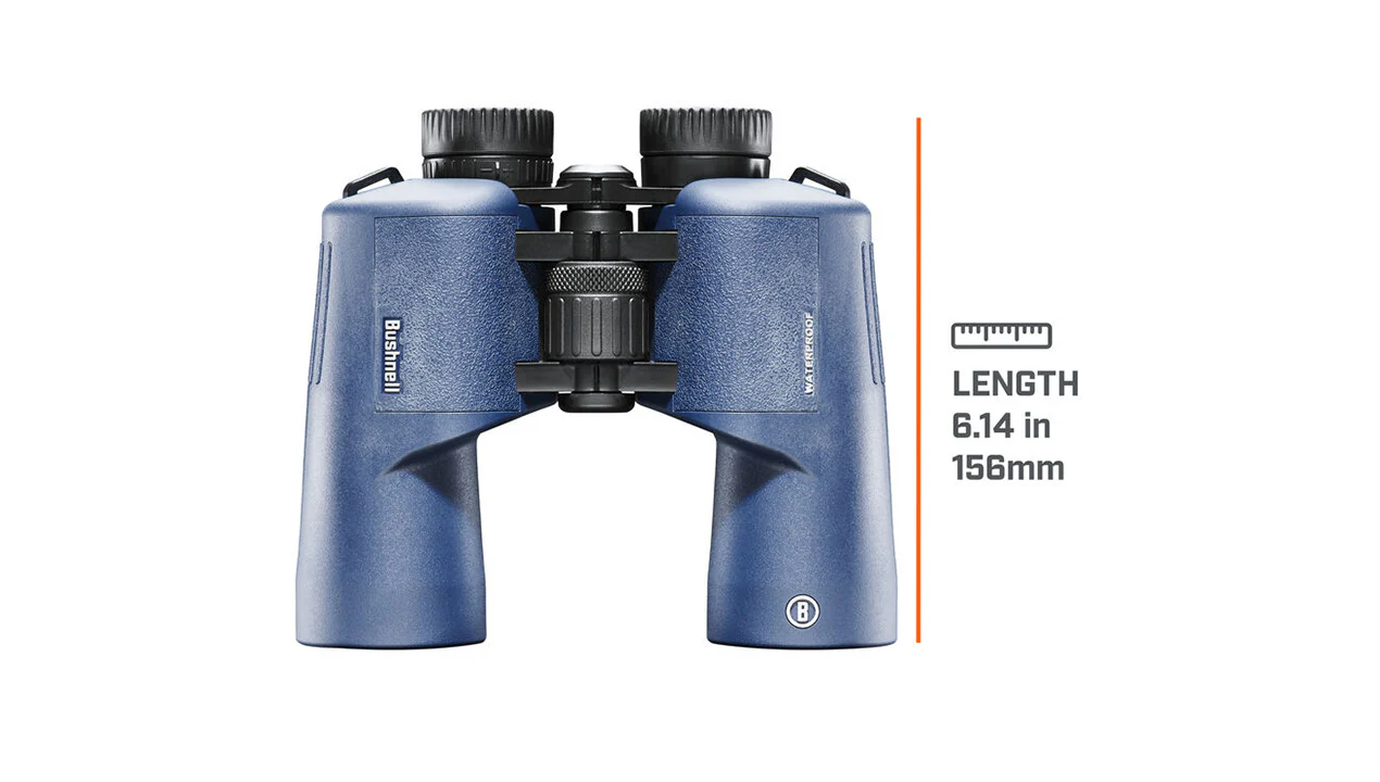 Bushnell H2O 7x50 Waterproof Porro Prism Blue Binoculars- 157050R - Image 3