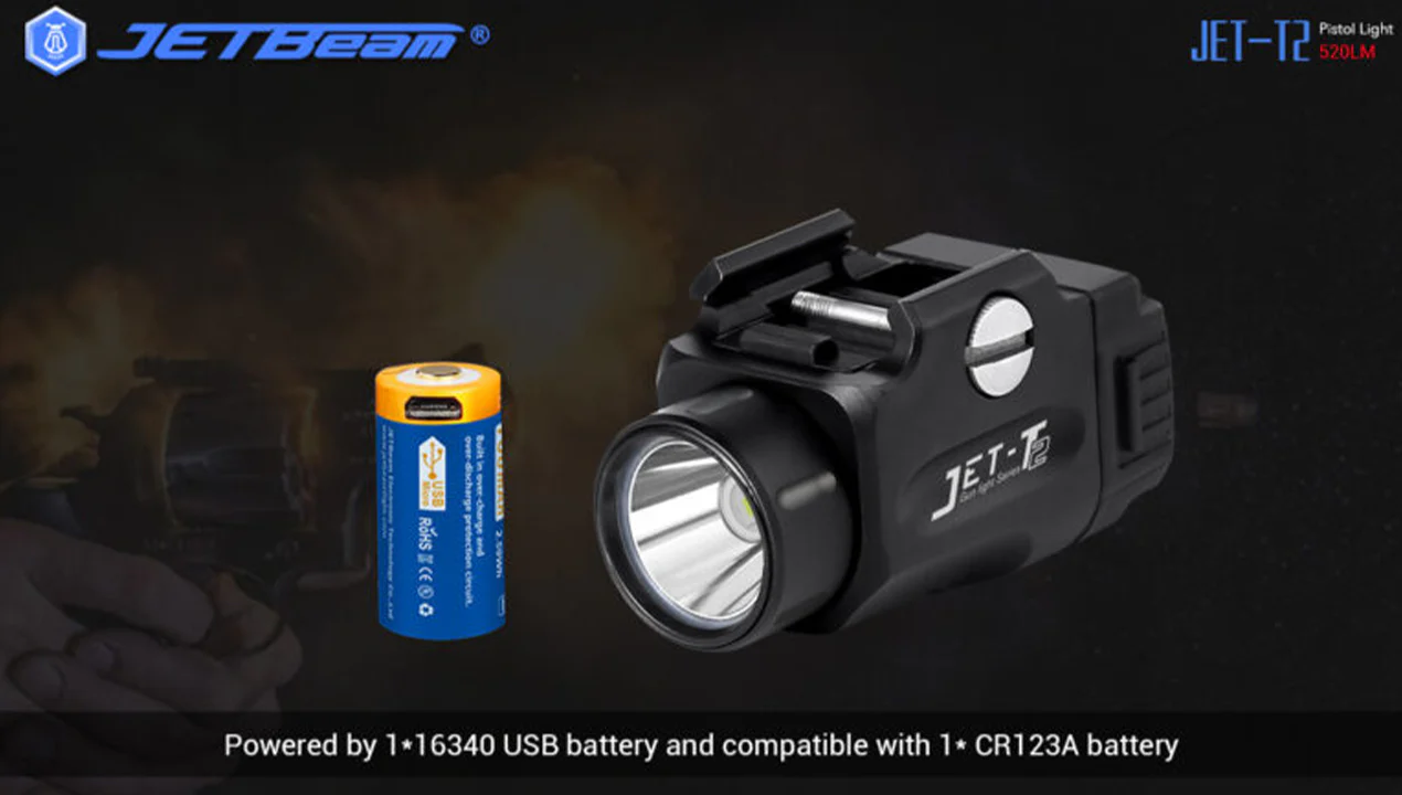 Jetbeam 520 Lumen Pistol Torch- T2 - Image 6