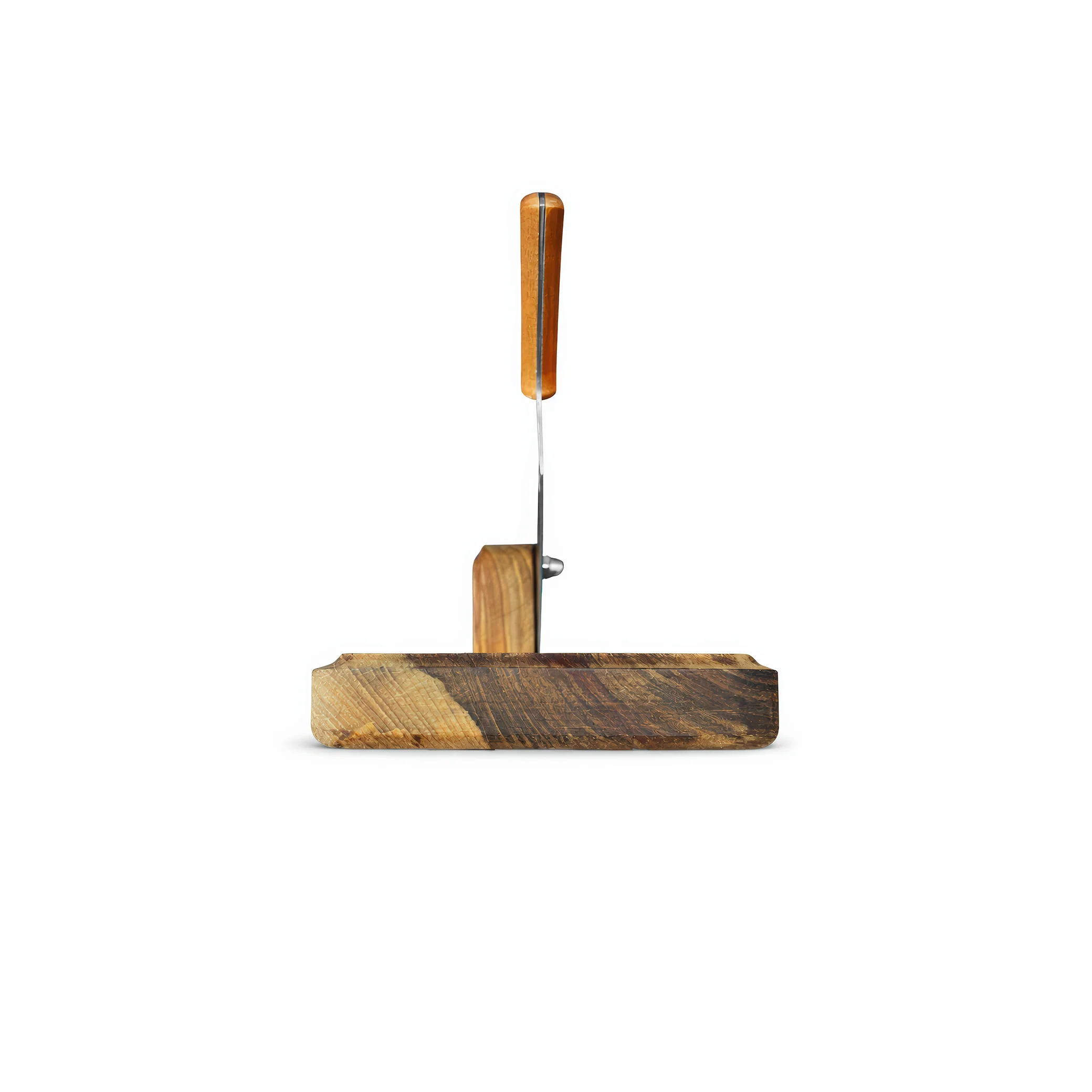 SafariSA Stainless-Steel Biltong Cutter with Wooden Block - Image 3