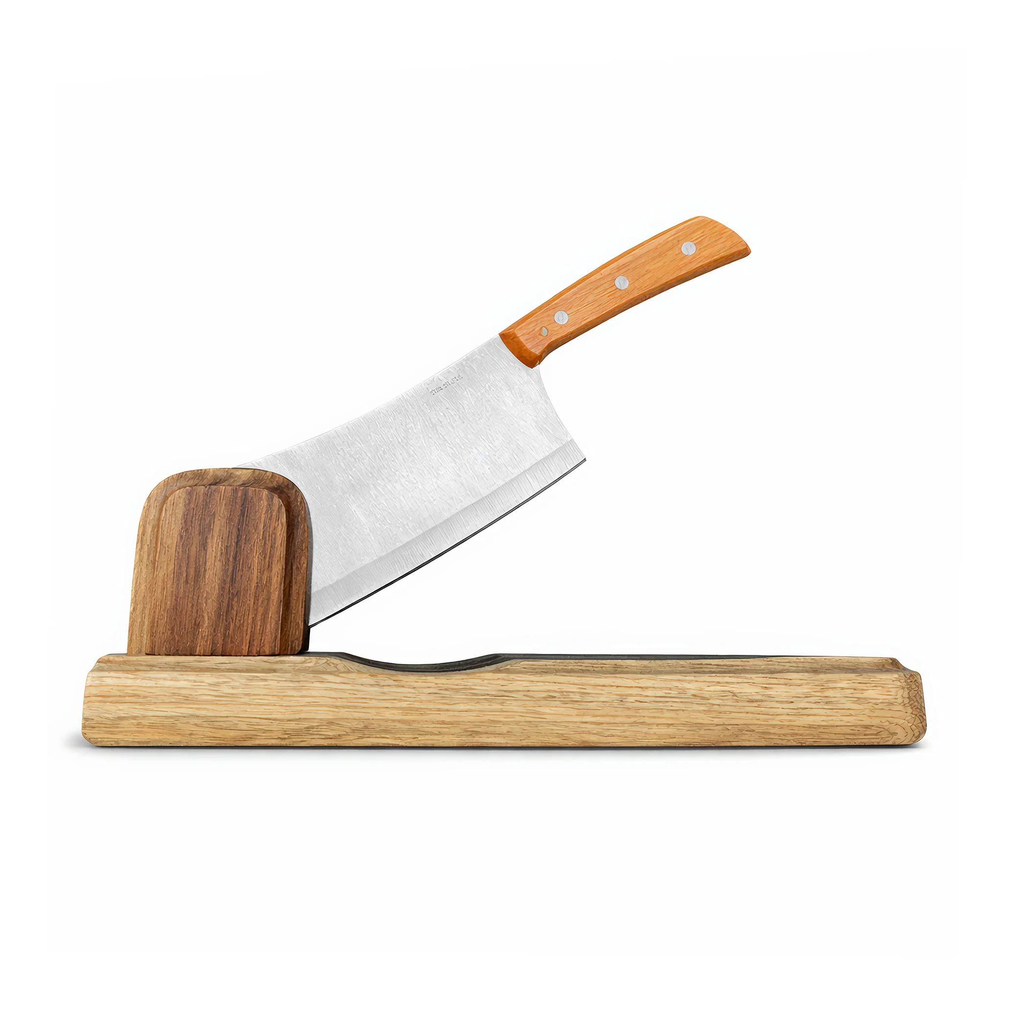 SafariSA Stainless-Steel Biltong Cutter with Wooden Block - Image 4