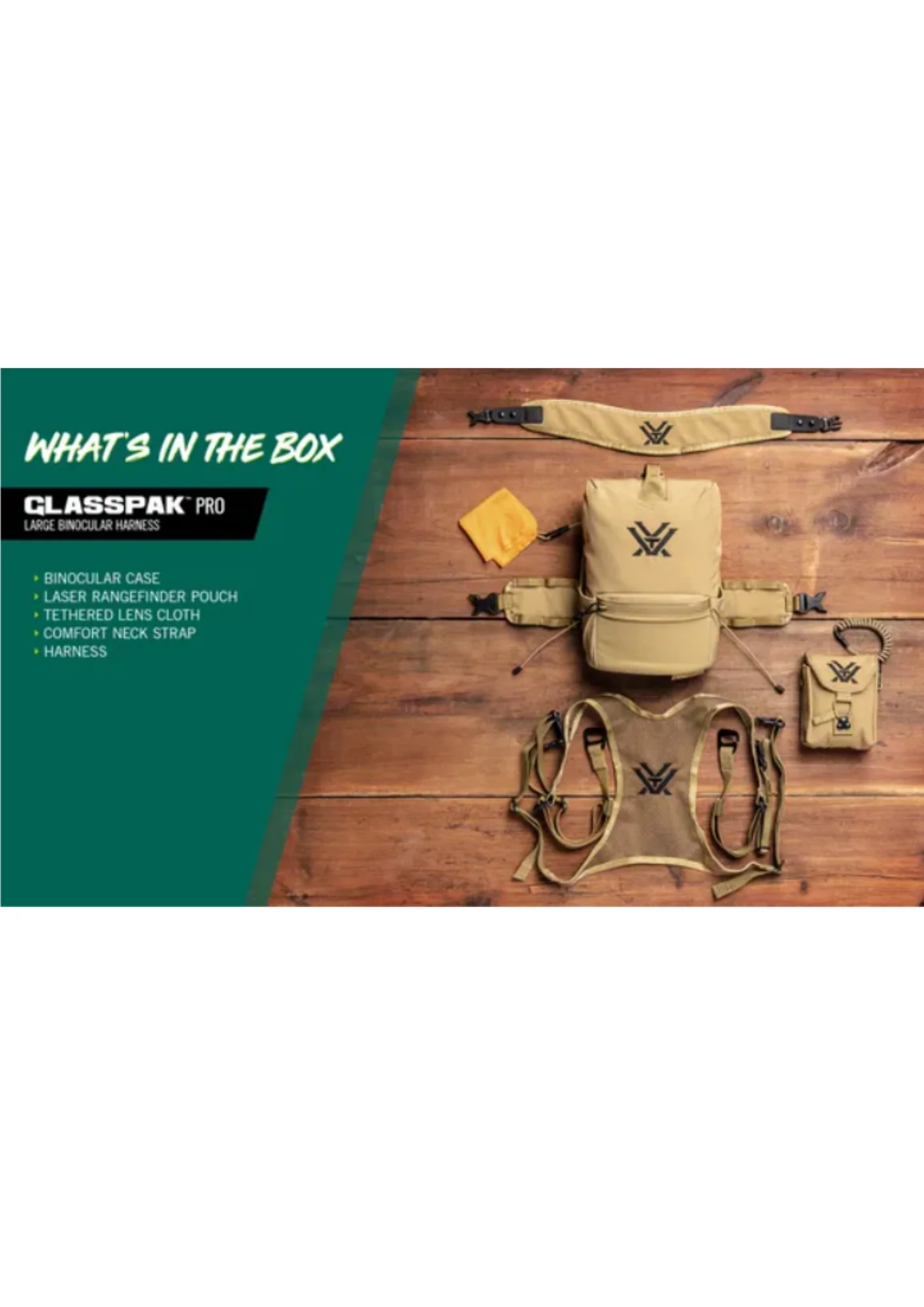 Vortex GlassPak Pro Binocular Large Harness- P600-L - Image 6