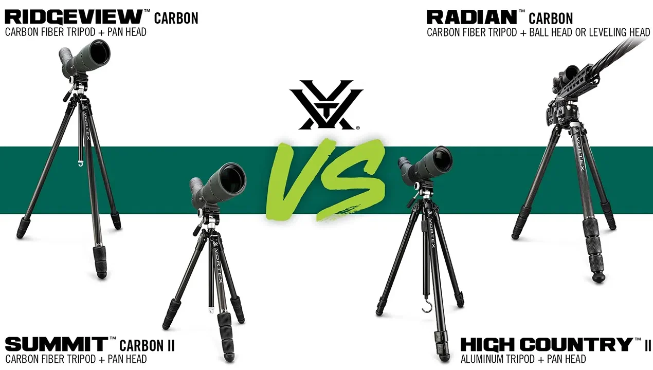 Vortex High Country II Aluminum Tripod and Pan Head- TR-HCY - Image 6