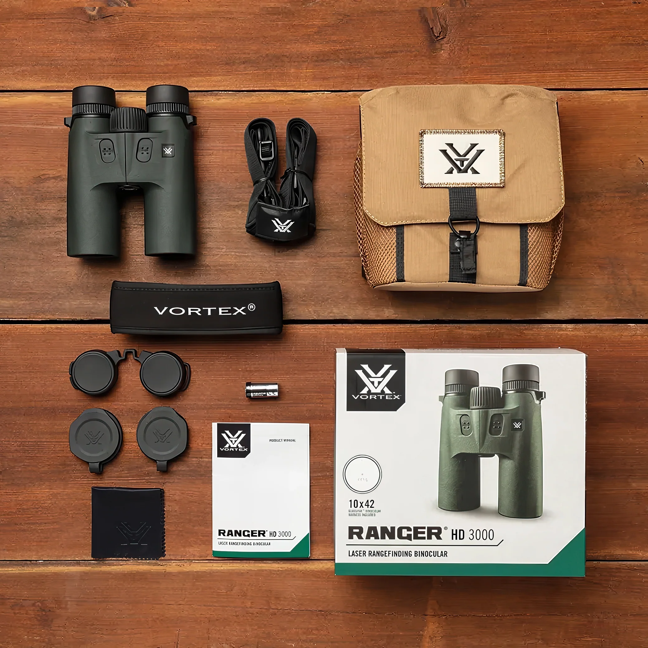 Vortex Ranger HD 3000 Laser Rangefinding Binoculars- LRF-RGR3000 - Image 5